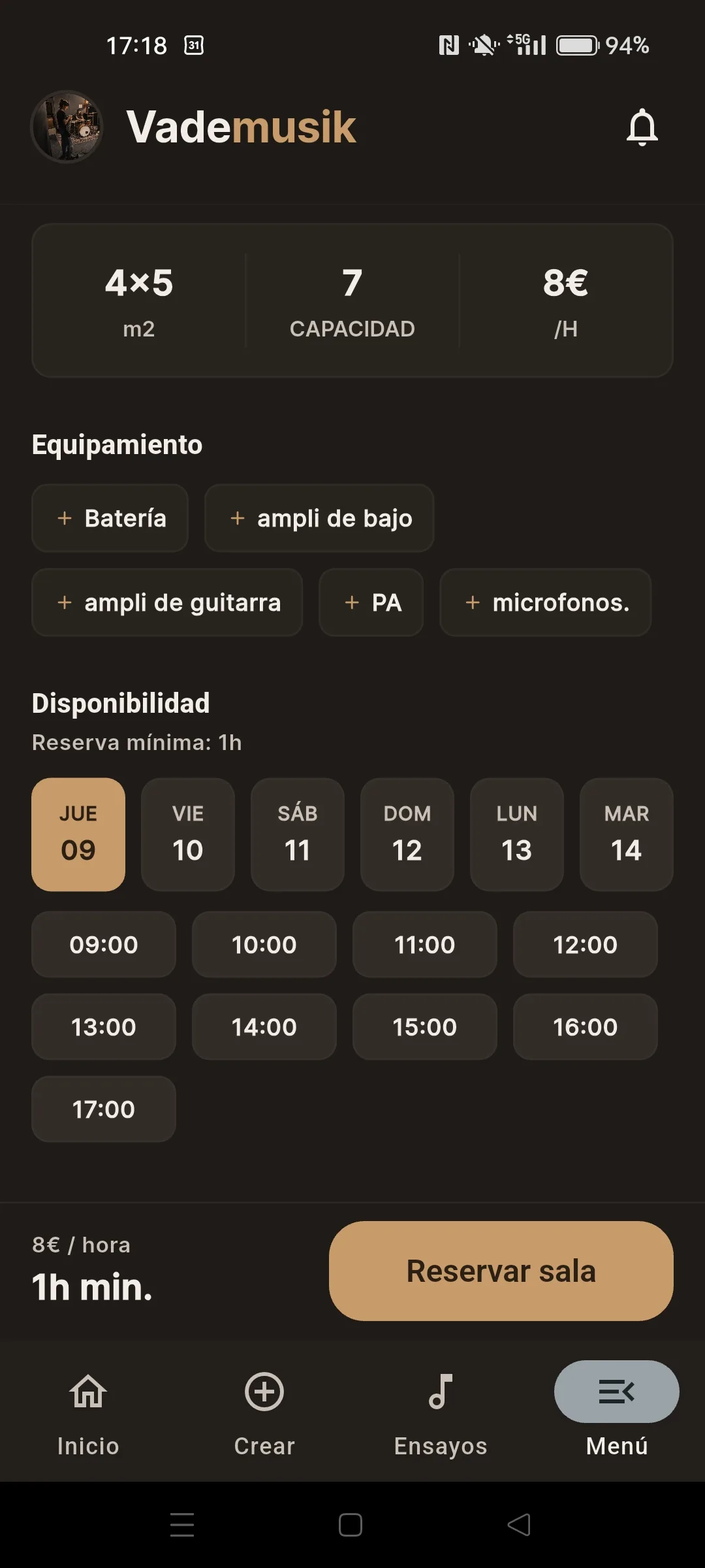 Sala B · vie 19:00-22:00